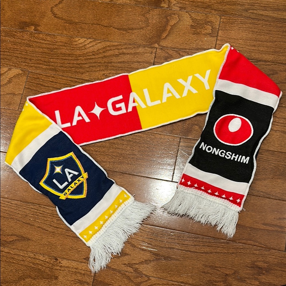 LA Galaxy and Nongshim Soccer Scarf